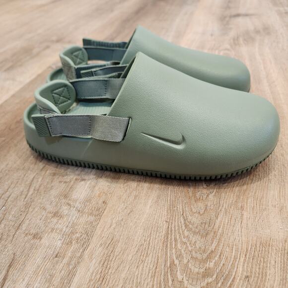 Nike Calm Mule Oil Green Mens 8 / Womens 9 FD5130-300 Slip On Shoes NWOB main image 7